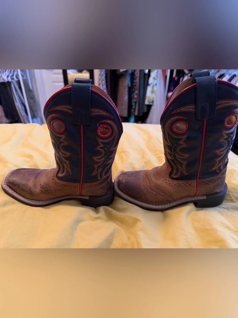 Cody James Boys' Bobby Western Boots- Broad Square Toe